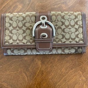 Coach signature wallet